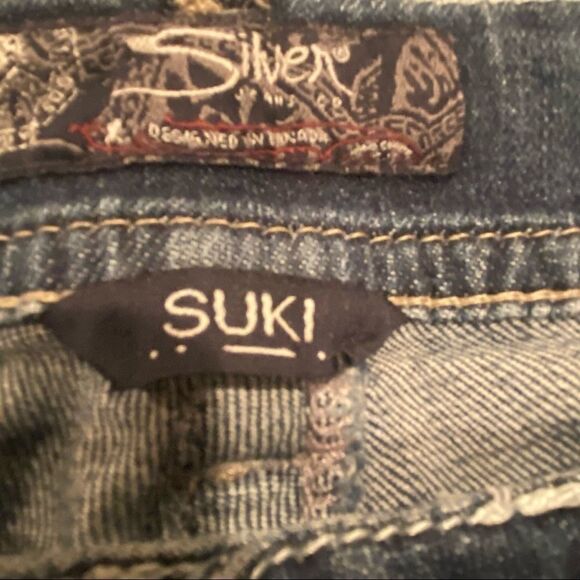 Silver Suki Boot Cut Jeans Sz 29 woman’s - Picture 4 of 14